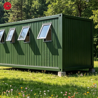 Maison modulaire Cogsun en conteneur de 20 pieds, maison en conteneur à ossature en acier de luxe, villa préfabriquée