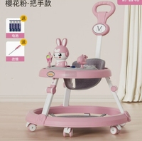 Marche-bébé multifonction réglable anti-basculement anti-jambes en O pour tout-petits, poussette pliable pour apprendre à marcher