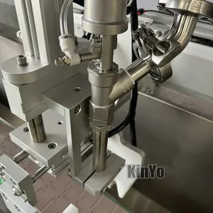 Automatic Pneumatic Continuous Motion High Viscous Liquid Filling Machine Shampoo Jam Cream Honey Bottle Filling Machine