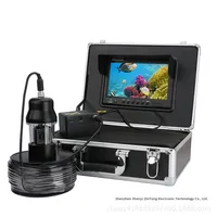 Caméra sous-marine rotative à 360 degrés pour la pêche, détecteur de poissons, tête de télévision de fond de trou, 200m 300m 500m F8300DB DC 10V-18V batterie