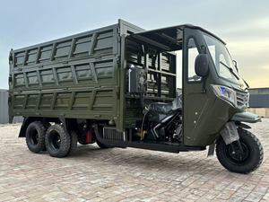 เครื่องยนต์ 350 ซีซี ระบายความร้อนด้วยน้ำ รถสามล้อบรรทุกแบบเปิด 9 ล้อ กำลังสูง รถสามล้อเติมน้ำมันเคลื่อนที่ รถดัมพ์ ขายดีที่สุดในปี 2026 - Product Image 4