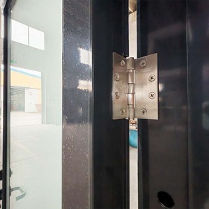 Puerta de Acero Contra Incendios con Vidrio, Apertura Manual, para Casas, Edificios, Salas de Estar, Salida de Emergencia, Resistencia al Fuego de 1 Hora, Barra Antipánico - Product Image 2