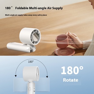 Ventilador de Mano Portátil Centrífugo de Verano, Mini Ventilador Súper Potente, Brisa Natural Refrescante, Ventilador para Fanáticos del Fútbol, OEM/ODM - Product Image 4