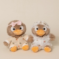Peluche Canard Mignon à Habiller, Jouet en Peluche Doux et Moelleux avec Adorables Tenues pour Enfants – Idéal Cadeau