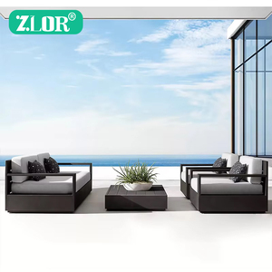Conjunto de Muebles de Jardín, Sofás de Aluminio para Exteriores, Sillón <span class=keywords><strong>Reclinable</strong></span>, Sofá Moderno - Product Image 1