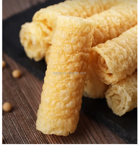 แฟชั่นสไตล์จีนม้วนสกินเต้าหู้ทอดกับไข่ปลาและกุ้งเมือก - Product Image 2