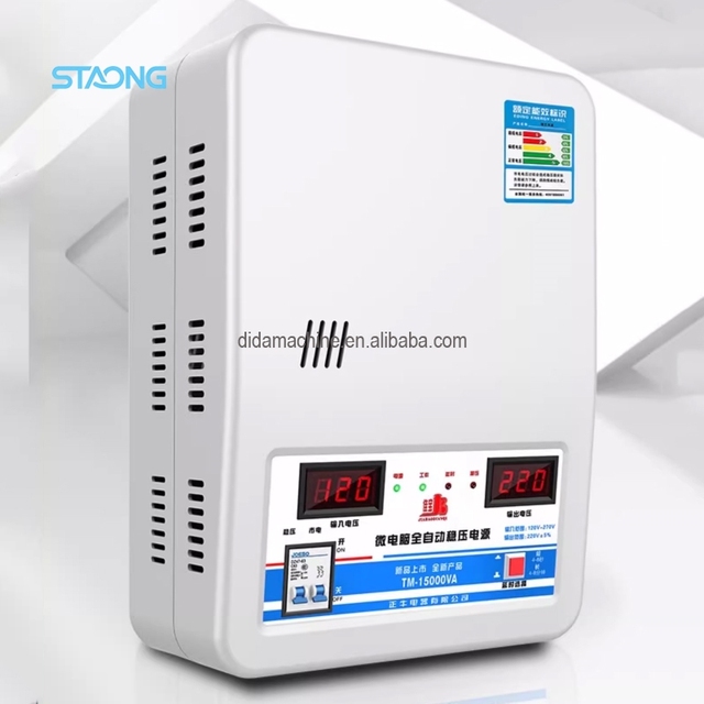 Household Single-phase Automatic Voltage Regulator, Intelligent Voltage Stabilizer,  Input Voltage 120v-270v Output 220v