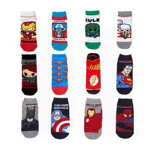 Calcetines de Algodón para Hombre al por Mayor, Calcetines de Tobillo de Algodón con Personajes de Dibujos Animados de Superhéroes de <span class=keywords><strong>Marvel</strong></span> para Hombre y <span class=keywords><strong>Mujer</strong></span> - Product Image 1