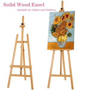 Caballete de Madera de Pino para Artistas, Nuevo, de 170/150/120/90/80/70/145 cm, Soporte de Exhibición para Pintura, para Estudios de Arte y Estudios Caseros - Product Image 3