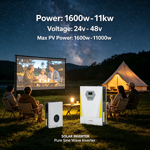 Convertisseur solaire hybride haute performance 1600W 3KW 24V monophasé pour système solaire hybride domestique, convertisseur de batterie lithium-ion 24V - Product Image 3