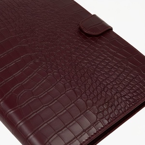 Crocodile Pattern Leather <strong>Ring</strong> Binder Cover Customized A5/B5/A4 Planners and Journals Refillable Notebook Organizer <strong>Folder</strong> - Product Image 2