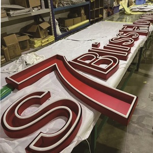 Letras Luminosas Transfronterizas de Acero Inoxidable y Acrílico Esmerilado, Personalizadas, Creativas, para Exhibición Estática en Interiores, Modelo D208 - Product Image 4