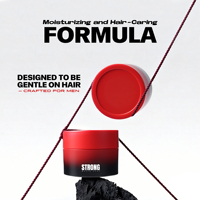 100g Formule hydratante et soin des cheveux, argile coiffante Max Style, tenue forte, fini mat pour hommes
