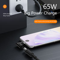 90-Grad-PD-65W-DC-Buchse zu USB-Typ-C-Stecker Stromadapter Konverter 5525 5521 4011 zu USB-C-Ladeadapter für Laptops und Smartphones