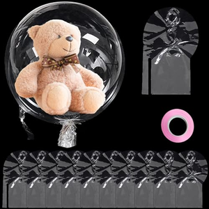 Ballons Bobo transparents en TPU pré-étirés en gros, ballons géants Bobo de 50 pouces, ballons bulles Bobo de 36 pouces, 24 pouces, 18 pouces, ballons Bobo ronds - Product Image 1