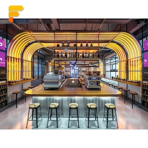 Vetrina per Torte su Misura per Caffetteria, Bancone Cassa in Legno e Vetro, Area Espositiva per Pasticceria, Layout Area Servizio - Product Image 6