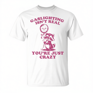 T-shirt débardeur amusant Opossum : Le gaslighting n'est pas réel, c'est juste du délire - Produit promotionnel - Product Image 2