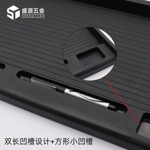 Bandeja de Teclado Extensible Shengyuan, Soporte de Escritorio, Color Negro Grisáceo Blanco K01 - Product Image 1