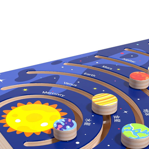 Mới Nhất Đầu Học Tập Bằng Gỗ Năng Lượng Mặt Trời Hệ Thống Bảng Câu Đố 3D Hành Tinh Hội Đồng Quản Trị Khả Năng Nhận thức Đào Tạo Đồ Chơi Trẻ Em - Product Image 5