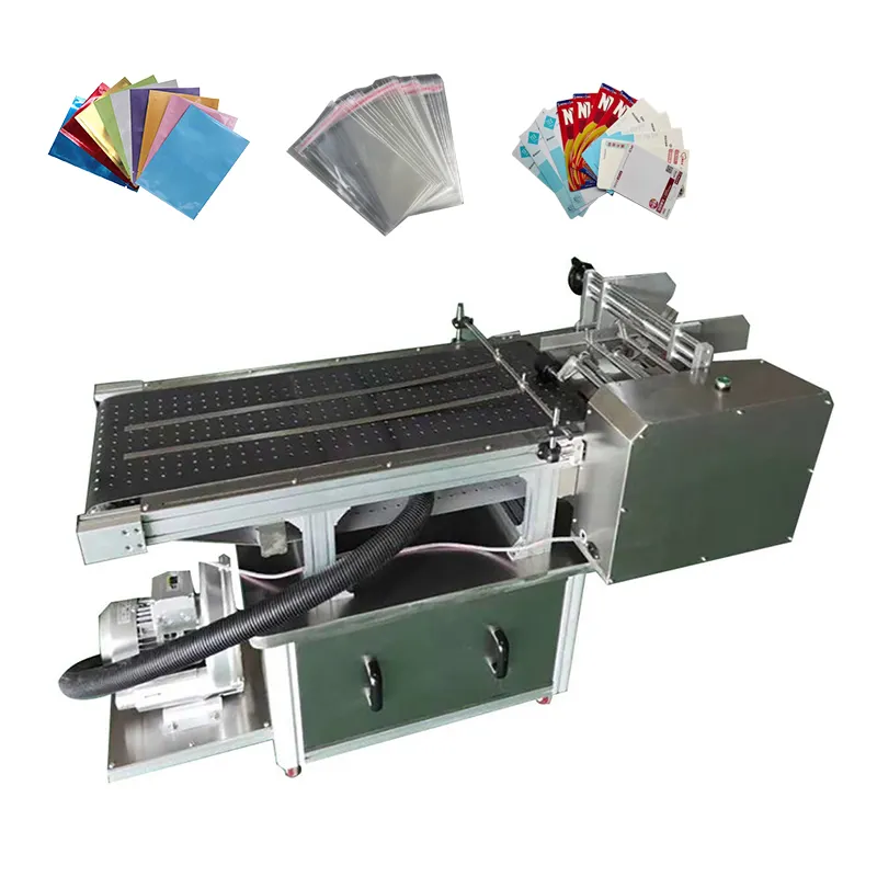 Customized type PVC perforated belt vacuum adsorb paging machine for packages line automatic