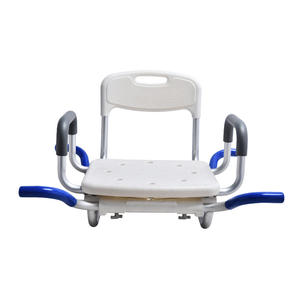 Tabouret de bain pivotant antidérapant personnalisé, chaise de douche portable pour personnes âgées, siège confortable pour baignoire avec une excellente adhérence - Product Image 5