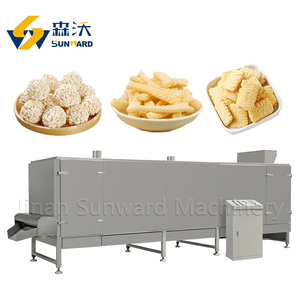 เครื่องอัดรีดพัฟข้าวโพดแบบสกรูคู่ใหม่สำหรับโรงงานผลิตชิปแบบพอง - Product Image 3