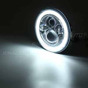 Phare LED universel pour moto 7 pouces, phare de voiture, phare de moto, phare avant pour BMW Cafe Racer Chopper Harley Touring Ultra - Product Image 5