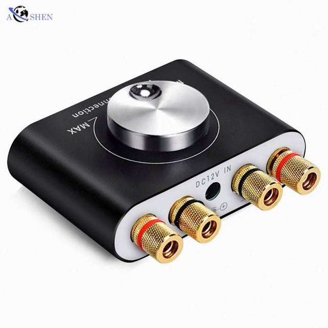 Professional Car Audio Amplifier 2 Channels 100W X35 Mini Power Amp 50W+ 50W Blue Tooth 5.0 Digital Amplifier HiFi
