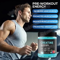 Vitahealthy Marque Privée OEM/ODM Gummies à la Créatine Monohydrate pour Hommes Femmes Adultes Complément Alimentaire 120 Gummies