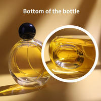 Eric Flacon de parfum plat de luxe 100ml en vente en gros Boîte personnalisée Flacon vide de luxe Flacon de parfum Bouteilles de parfum sérigraphie de logo