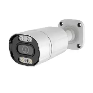 Câmera de segurança profissional com sensor importado de 5MP Sony IMX335, produto de fábrica, câmera de cctv com visão noturna IP66 H.265, câmera de segurança colorida