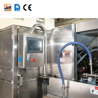 Ligne de production de coques à tarte en acier inoxydable contrôlée par PLC, état neuf, machine à fabriquer des biscuits