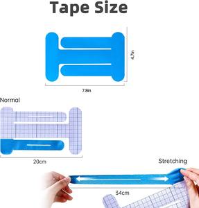 Selotip atletik bebas lateks hipoalergenik, selotip kinesiologi untuk dukungan siku & stabilitas - Product Image 2