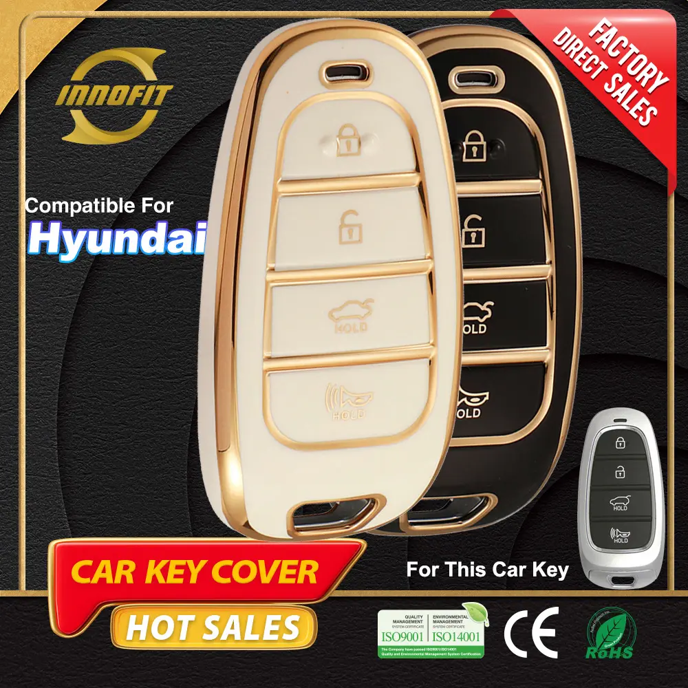 Innofit Tpu araba anahtarı kapağı Fob durumda fabrika Toyota Renault Volkswagen Mazda Ford Hyundai Honda Kia Chevrolet oto aksesuarları