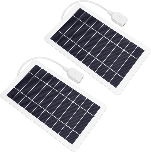 ALECTER 10W Flexible Monocrystalline Solar Panel Kit CE TUV Certified >21.5% Efficiency IP62 Waterproof Lightweight Phone