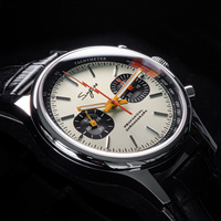 Ghidrts-montre de tachymètre en acier de haute qualité, pilote 1963 seagull chronographe mécanique, manuel, à enroulement, à la main, en solde, 1901