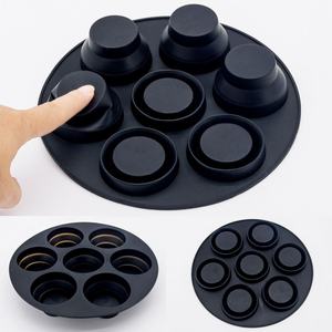 Moule à gâteau rond en silicone réutilisable, résistant à la chaleur et compatible lave-vaisselle, pour friteuse à air, modèle TH5014, doublure de friteuse à air monobloc - Product Image 3