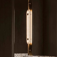 Lampu Dinding Marmer Mewah Nordik Lampu Dinding Ruang Tamu Villa Modern Lampu Dinding Latar Belakang Hotel Desainer Dekorasi Kreatif Lampu Alabaster