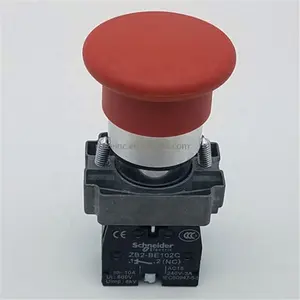 22mm NC Red Mushroom Momentary Druckknopf schalter 600V 10A