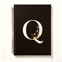 Cuaderno de Tapa Dura de Cuero PVC/PP A5, Agenda con Logotipo Personalizado, Cubierta con Estampado en Relieve Dorado, Cuaderno de Papel Grueso para Uso Empresarial