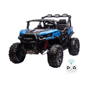 รถยนต์เด็กนั่งขับ 4 ล้อ OEM แบบสองที่นั่ง โครงสร้างพลาสติก แบตเตอรี่ 12V พร้อมรีโมทคอนโทรล 2.4G - Product Image 1