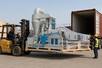 Séparateur gravimétrique haute capacité à faible investissement 15BXM 7-10 T/H, machine à tamis gravimétrique simple pour le nettoyage des grains et des semences