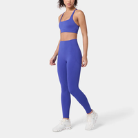 Service OEM Leggings de yoga et de fitness pour femmes, sans couture, à taille haute, avec bande de maintien intégrée, effet froncé invisible, unis et sculptants