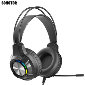 Cross-Border New Explosions Chicken On-Ear & Over-Ear Casque de jeu filaire <span class=keywords><strong>Microphone</strong></span> de caisson de basses pour ordinateur portable Ordinateur de bureau - Product Image 1