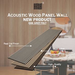 Akuslat Panneaux de plafond du fabricant moderne Akupanel Panneaux acoustiques à lattes pour salle de bal <span class=keywords><strong>MDF</strong></span> géométrique Nouveau <span class=keywords><strong>prix</strong></span> - Product Image 4