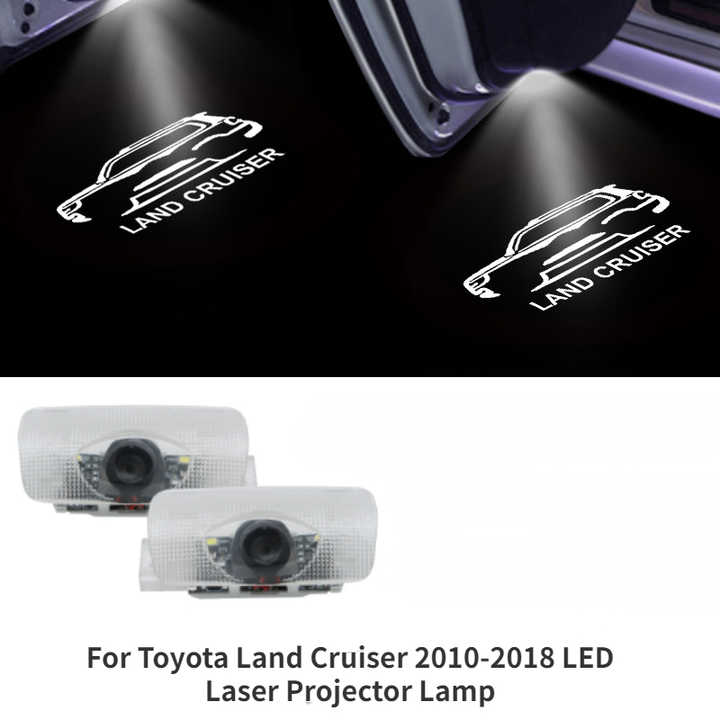2pcs Lexus LS ES IS LX RX GS GX LED Car Door Welcome Light Phantom Logo Laser Projector Night Light Accessories I3898205078