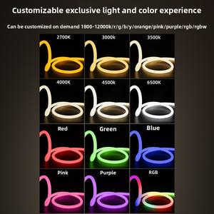 Bande lumineuse <span class=keywords><strong>LED</strong></span> extérieure en acrylique étanche IP67, taille personnalisable, <span class=keywords><strong>tube</strong></span> néon linéaire <span class=keywords><strong>circulaire</strong></span> lumineux à 360 degrés, haute luminosité - Product Image 2