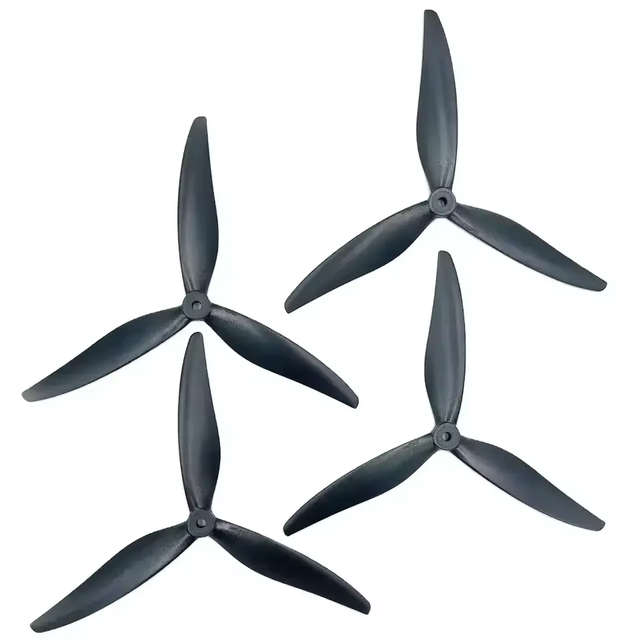 Gemfan 10inch 3 Blades Black PC Nylon Fiber Propeller Frame RC FPV Drones 1050 9045 9050 Private Mold