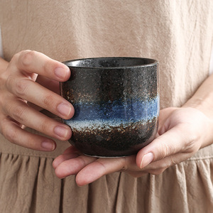 Taza de Té y Café de Porcelana de Lujo Estilo Japonés, Retro, Simple, para <span class=keywords><strong>Sushi</strong></span>, Hoteles, Uso Casual, Cerámica de Arcilla, Taza para Agua y Cocina - Product Image 4