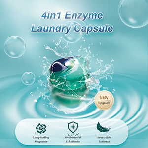 2層洗濯ビーズ香り付き天然洗濯液4 in 1洗浄用ゲルカプセル液体洗剤 - Product Image 4